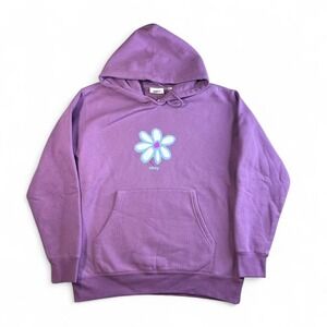 New with tags Obey purple flower hoodie Size S